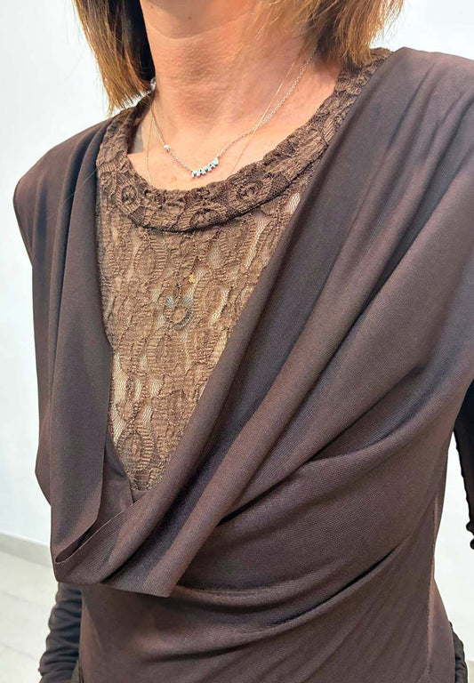 Body cascada con encaje