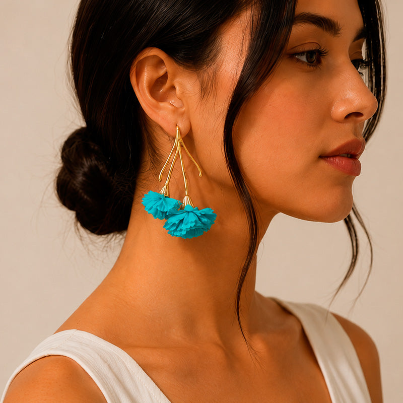 Pendientes Clavel