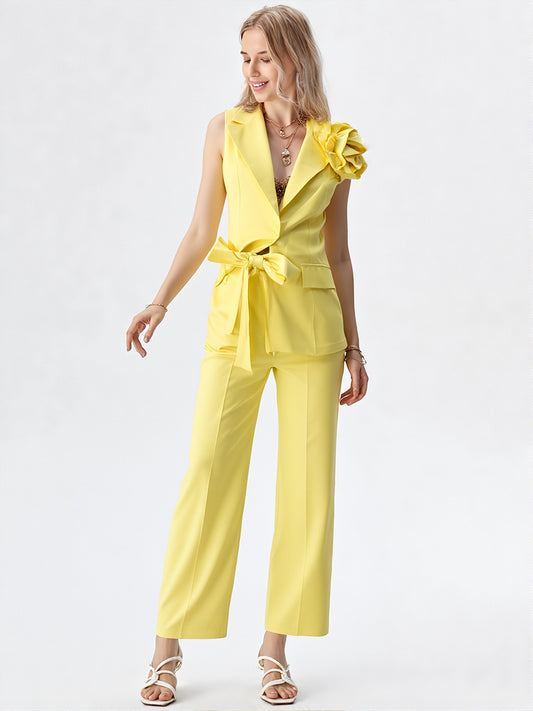 Traje chaleco floral: elegancia y estilo para cualquier ocasión