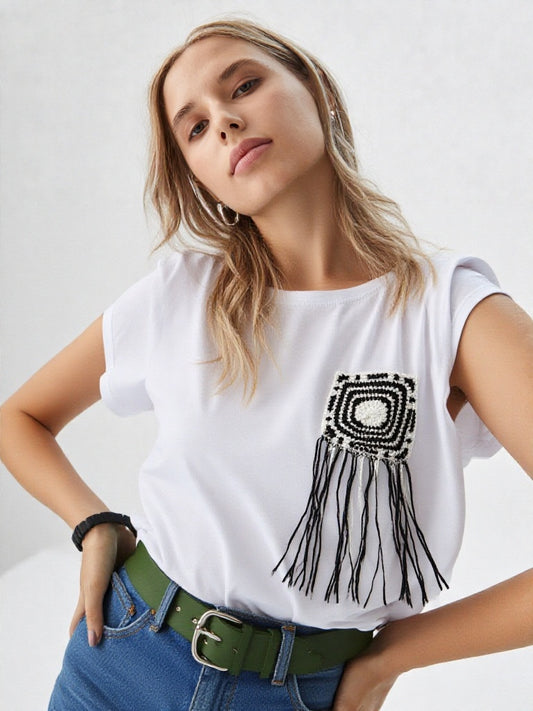 Camiseta croché