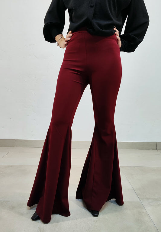 Pantalones de campana