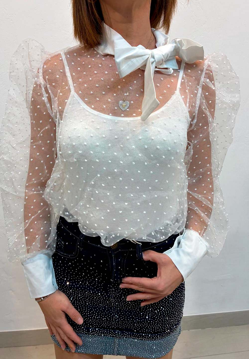 Blusa Romántica de Tul