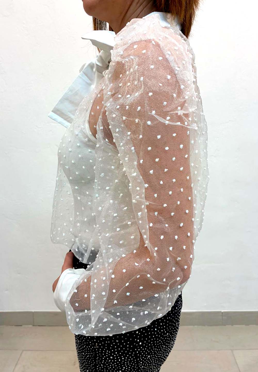 Blusa Romántica de Tul