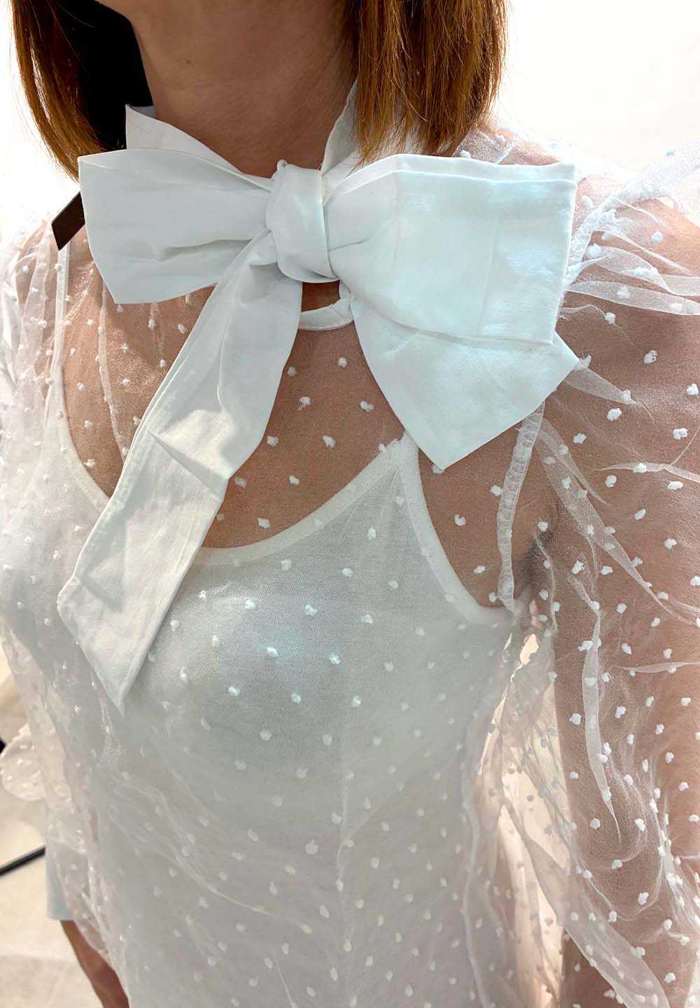 Blusa Romántica de Tul