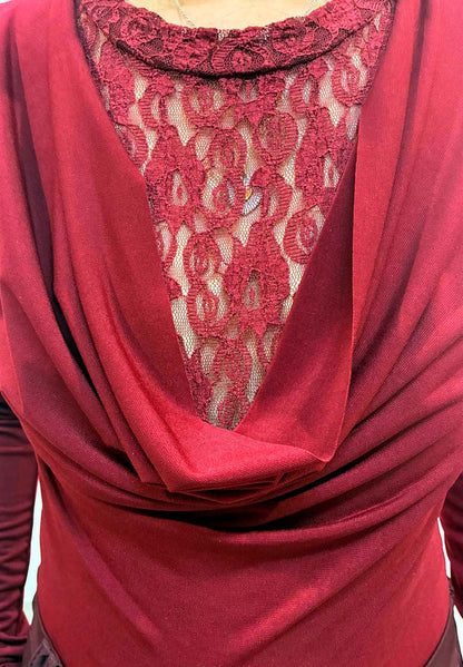 Body cascada con encaje