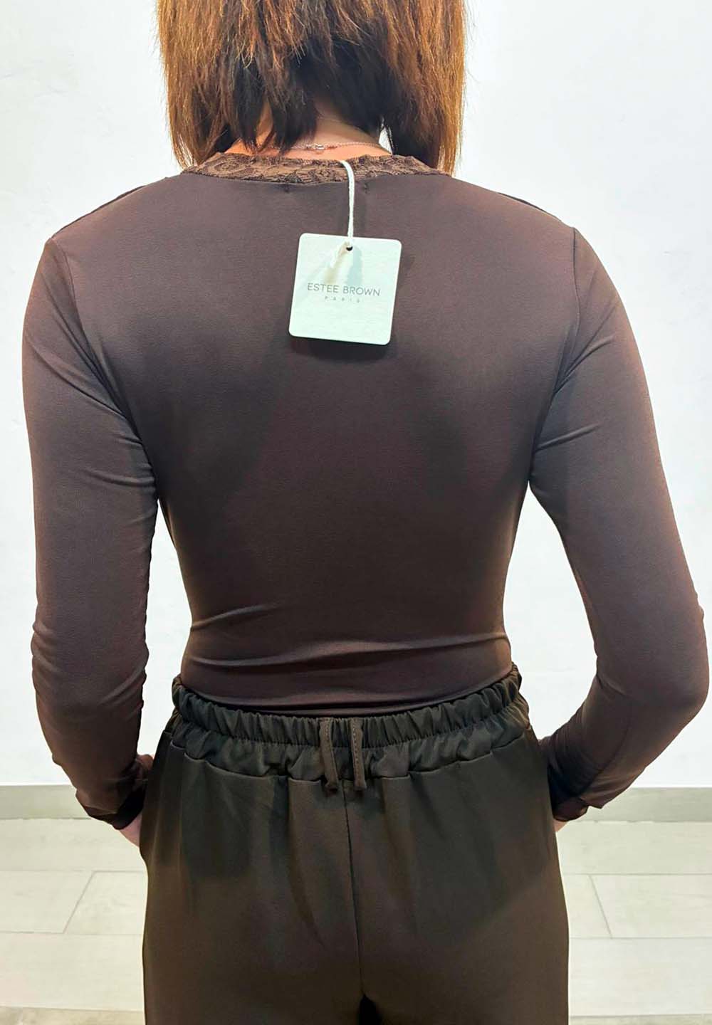 Body cascada con encaje