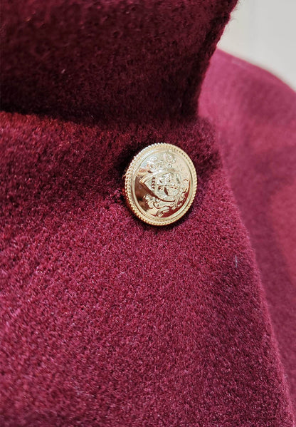 Capa poncho con cinturón