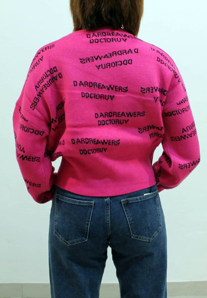 Jersey de Punto con Letras