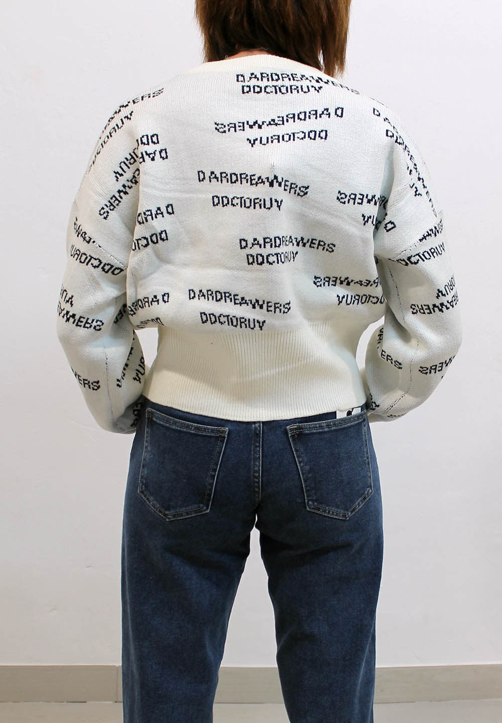 Jersey de Punto con Letras