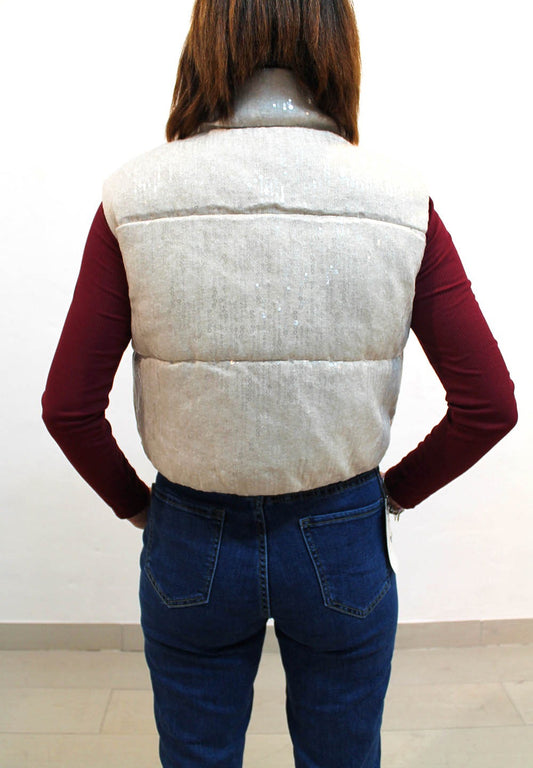 Chaleco lentejuelas