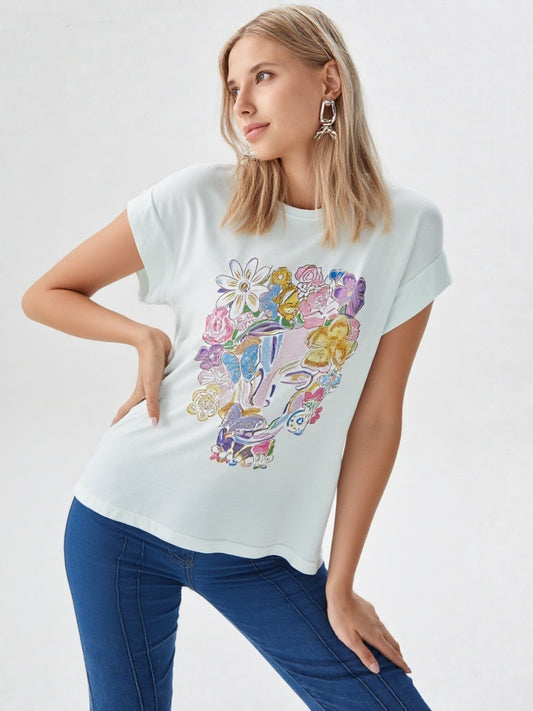 Camiseta hada bosque