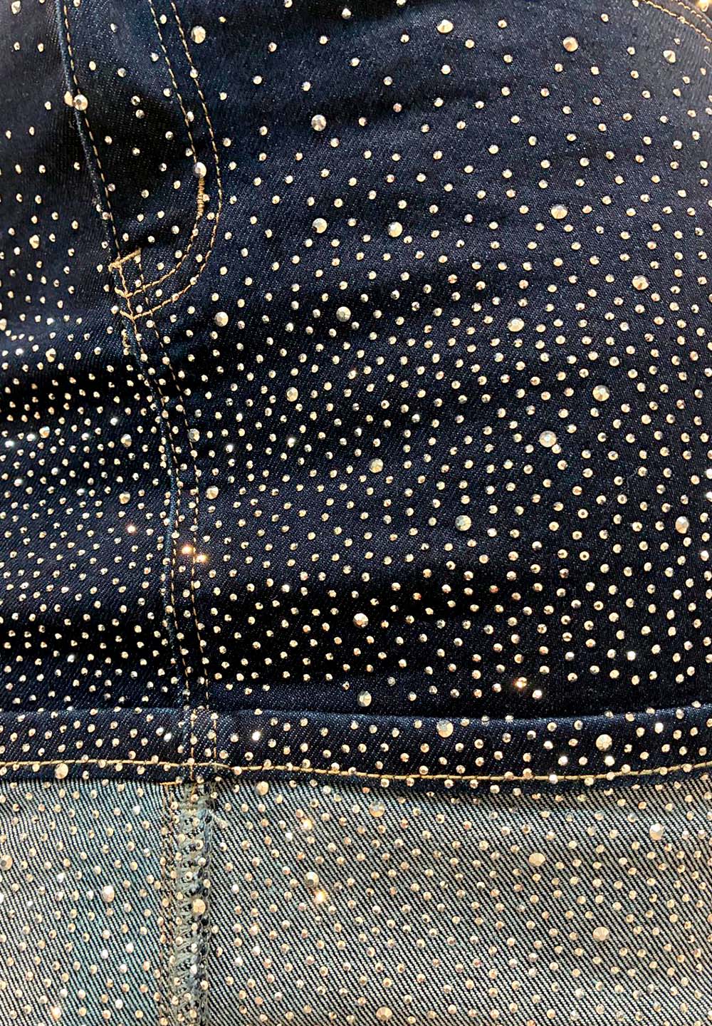 Falda Vaquera Brillos