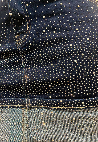 Falda Vaquera Brillos
