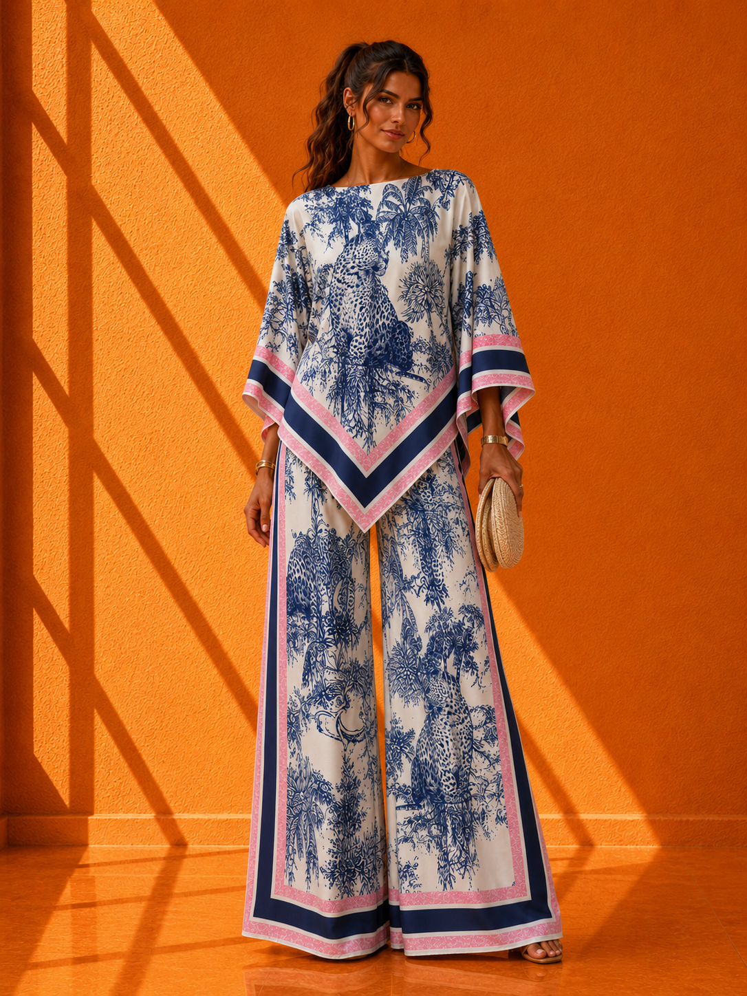Conjunto Safari Chic Palazzo
