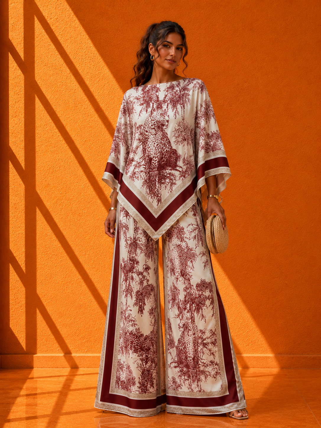 Conjunto Safari Chic Palazzo