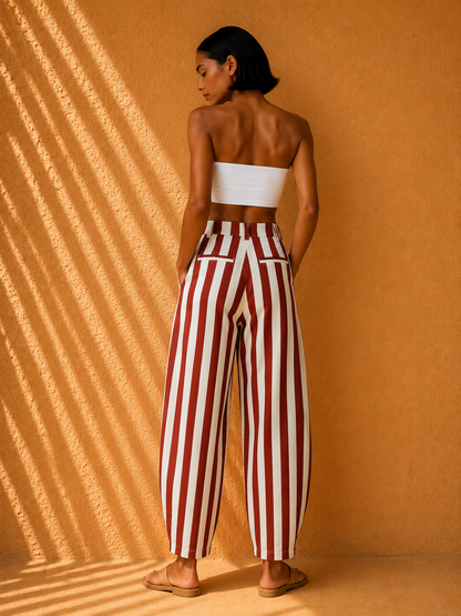 Pantalón Rayas Capri Chic