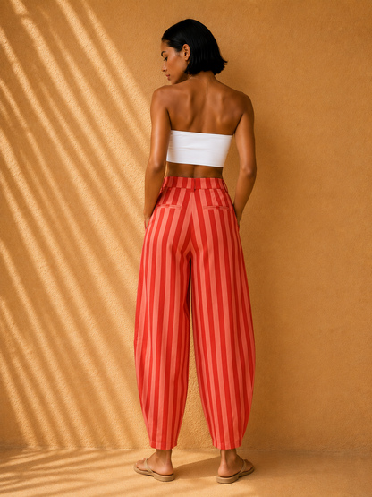 Pantalón Rayas Capri Chic