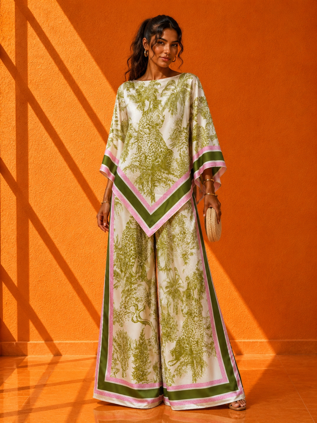 Conjunto Safari Chic Palazzo