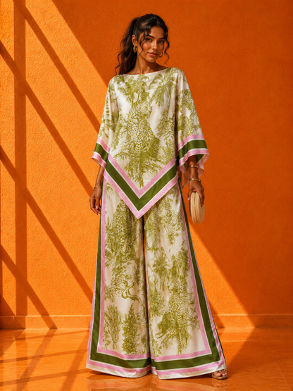 Conjunto Safari Chic Palazzo