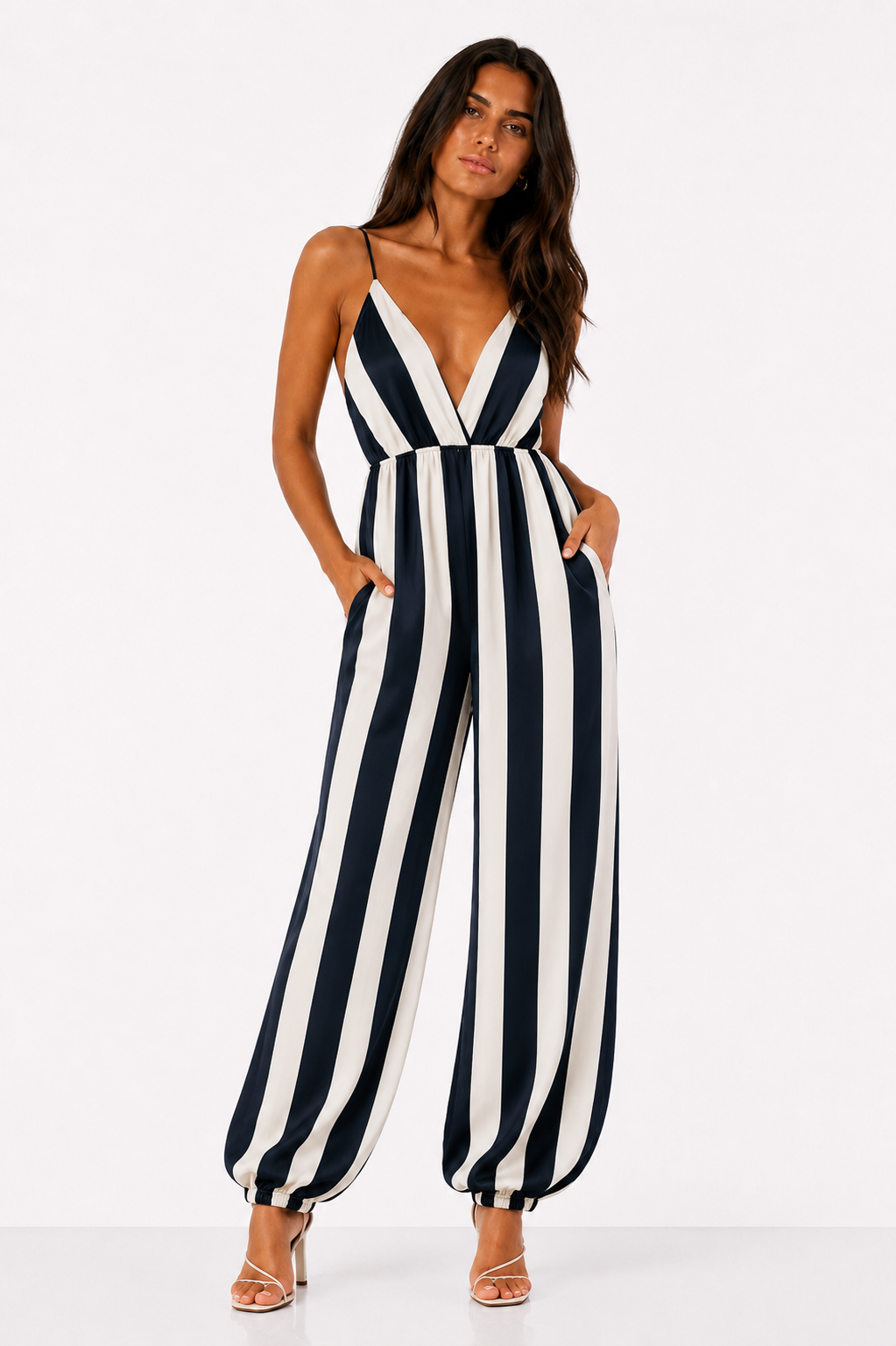 Mono Rayas Navy Capri