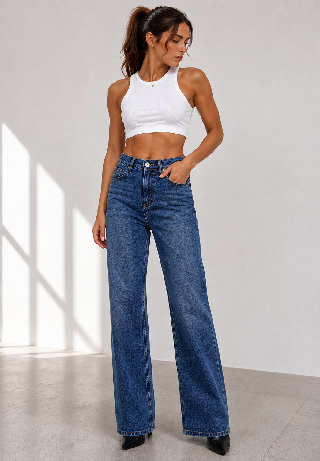 Jeans wide leg